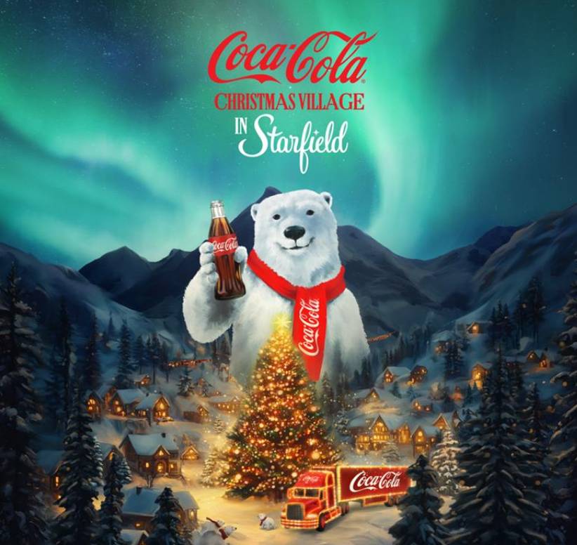 코카콜라 크리스마스 빌리지 스타필드 포스터