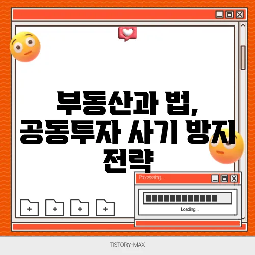 부동산과 법, 공동투자 사기 방지 전략