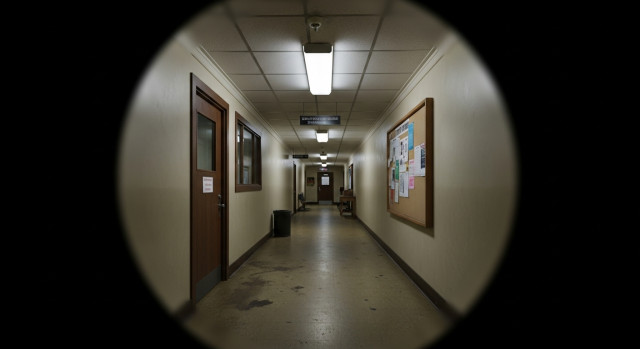 터널 시야 시뮬레이션 이미지