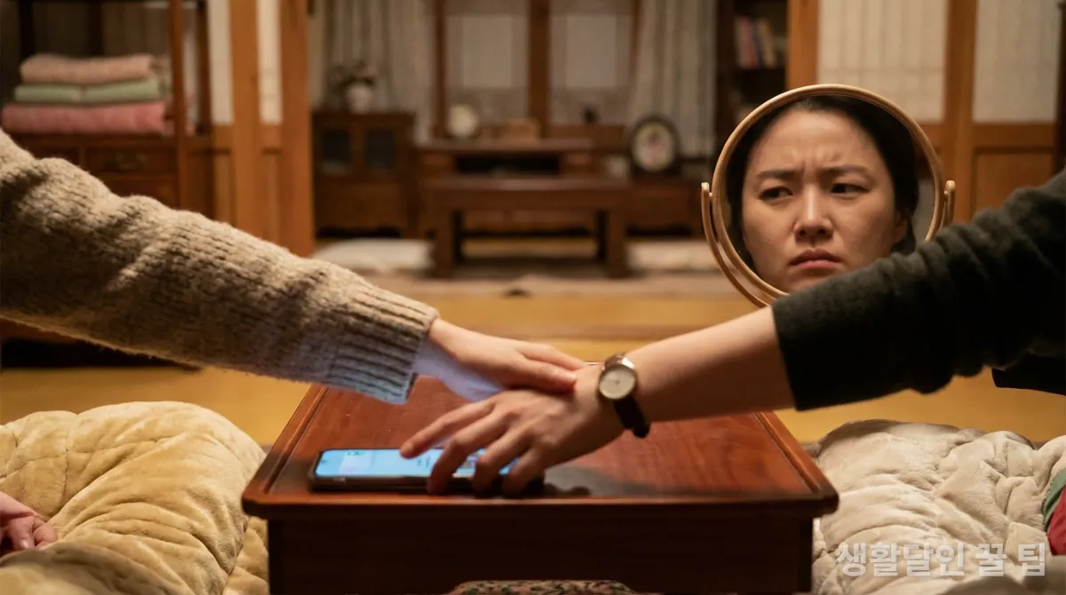 디지털 디톡스를 시도하며 스마트폰을 멀리하려는 모습