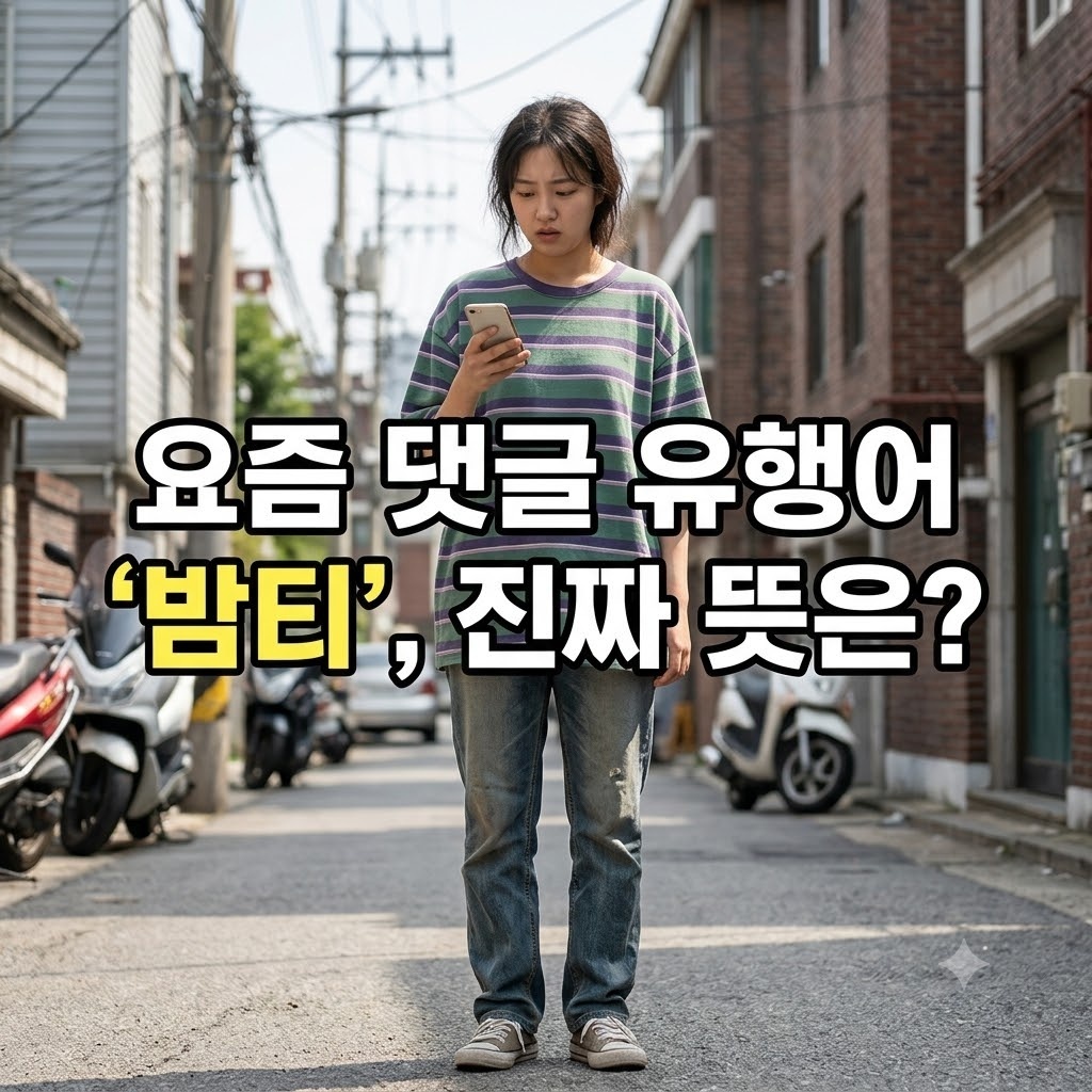 밤티 뜻, 요즘 댓글에서 보이는 이 말의 진짜 뉘앙스