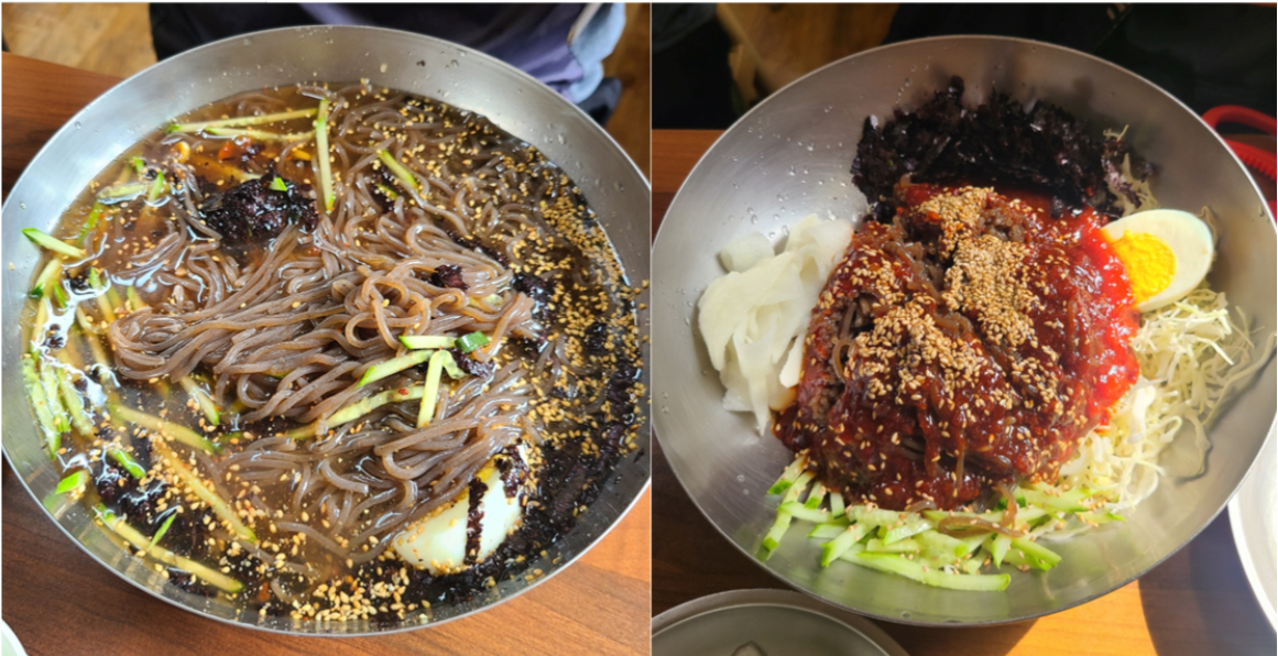 안산 맛집, 물막국수, 비빔막국수