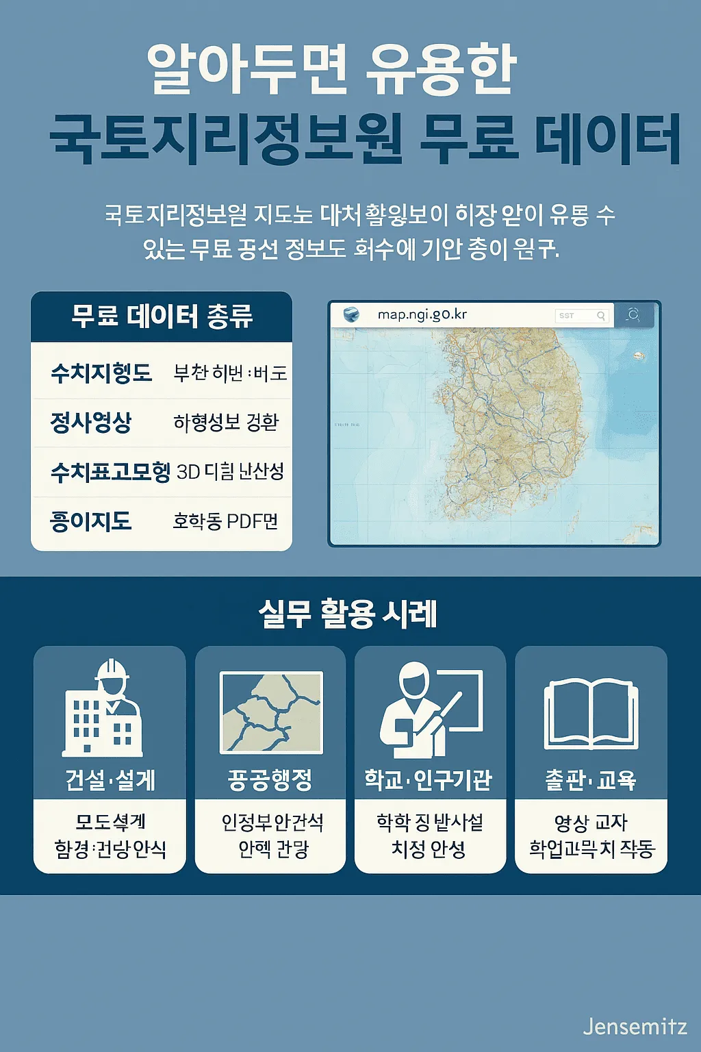 알아두면 유용한 국토지리정보원 무료 데이터