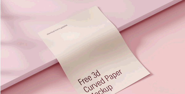 포스터 전단 무료 목업