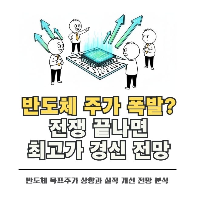 반도체 목표주가 상향 조정 및 향후 시장 전망