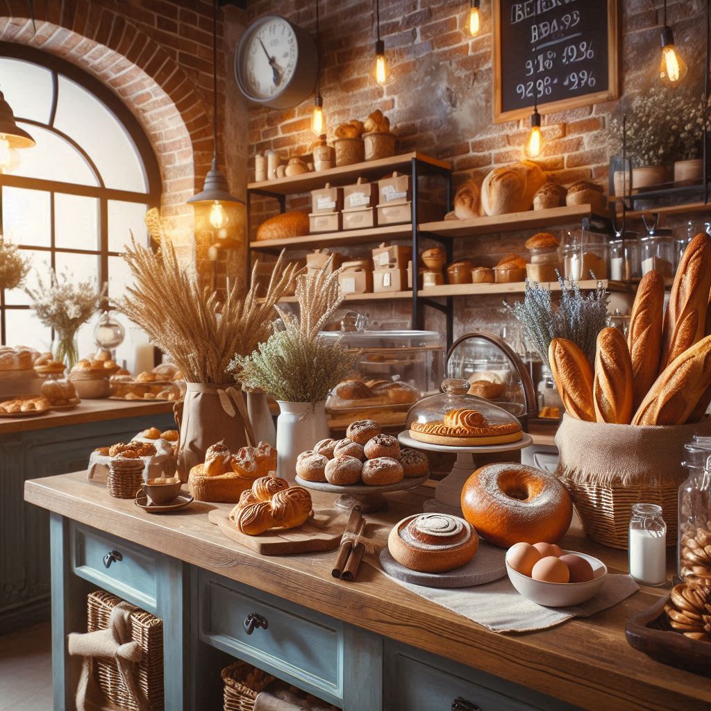 베이커리 배경