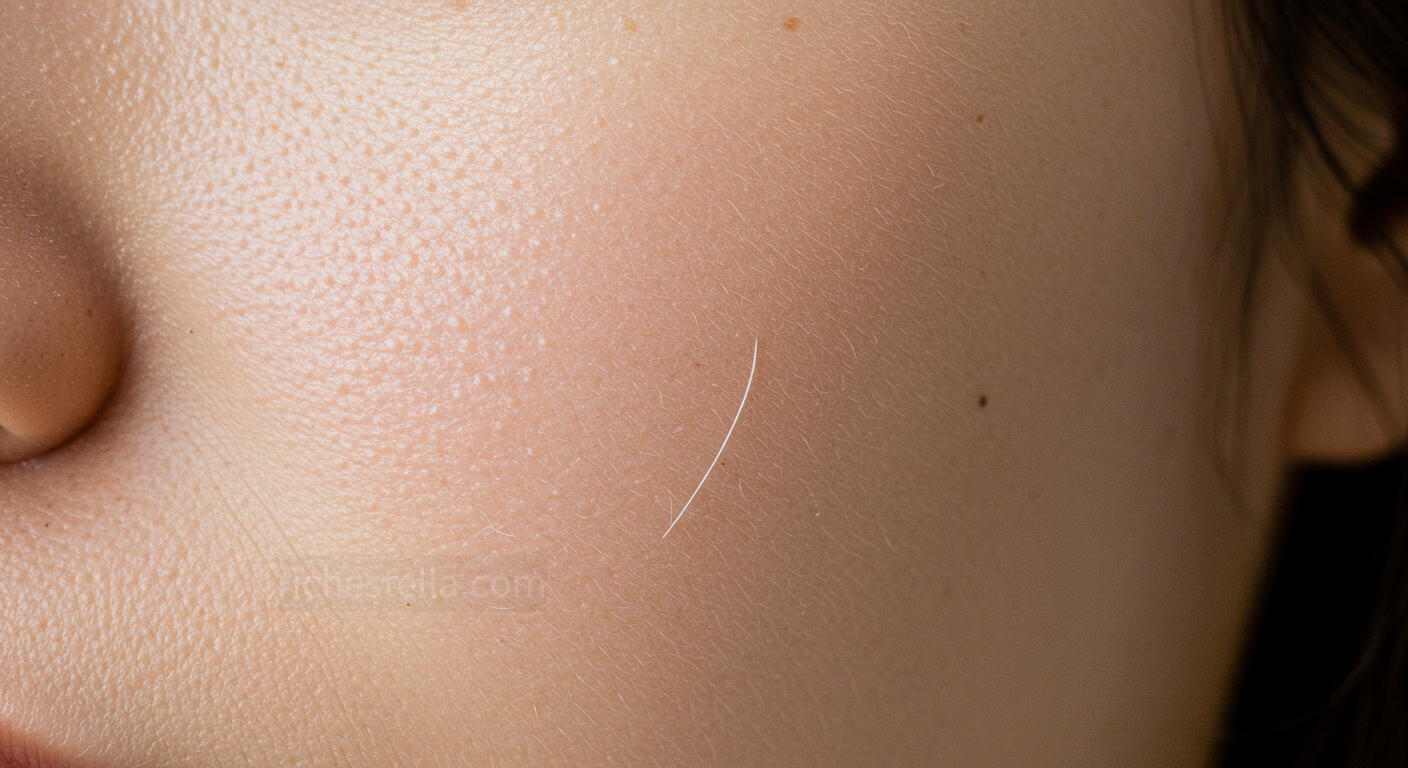 얼굴에 흰털 관상