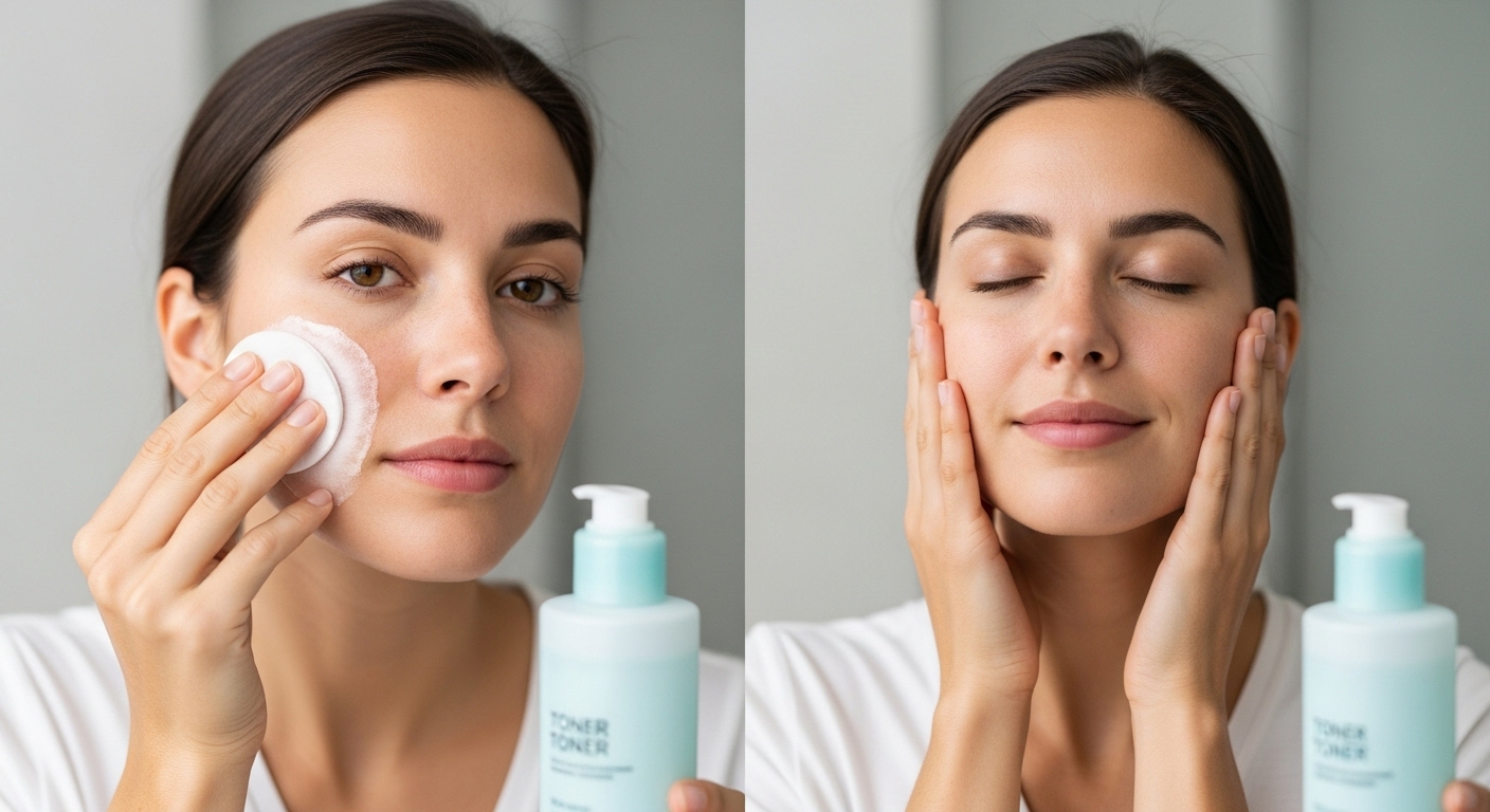 토너 닦아내기 vs 흡수시키기