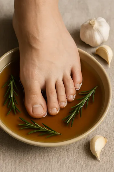 발 무좀에 적용하는 전통 방법