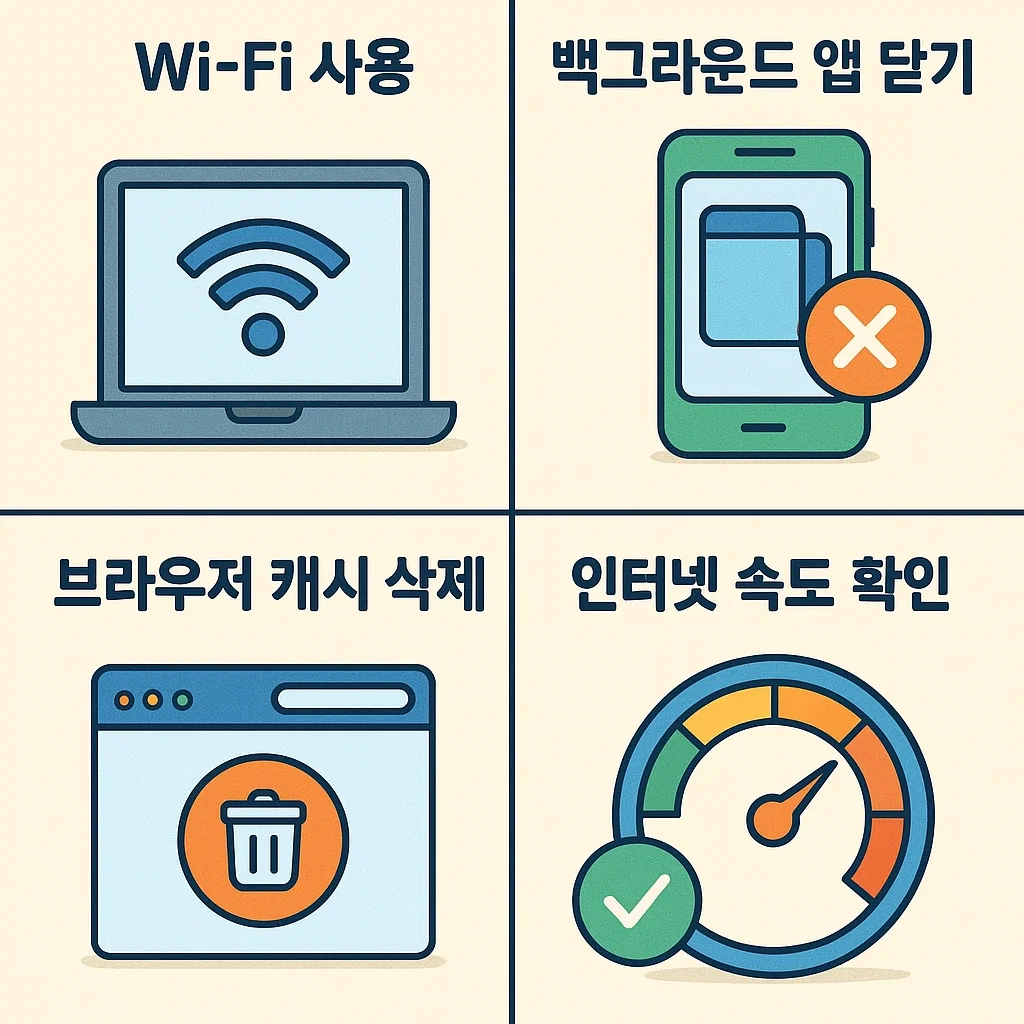 실시간 방송 끊김 없는 시청 팁