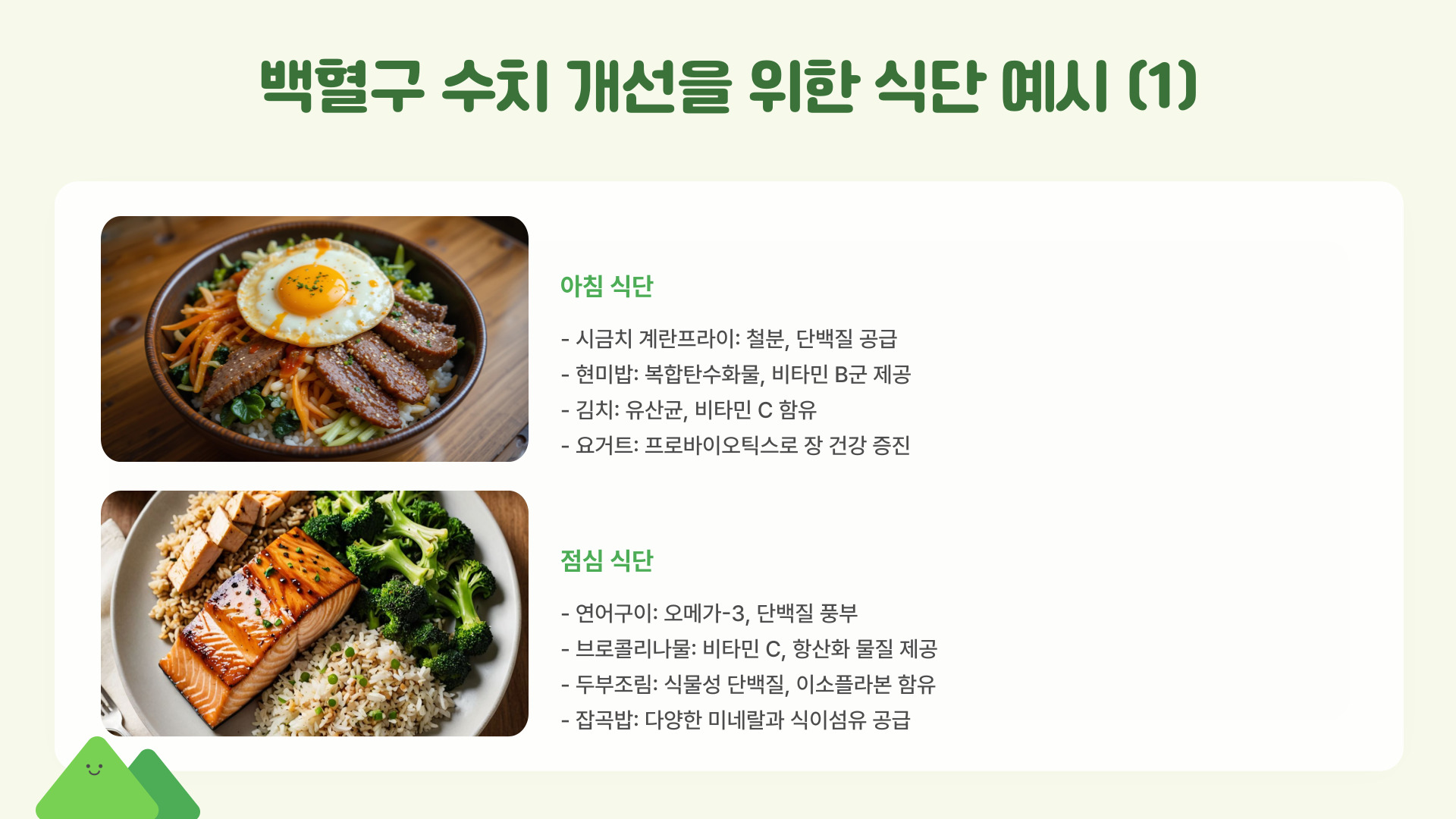 백혈구 정상수치와 수치 올리는 음식