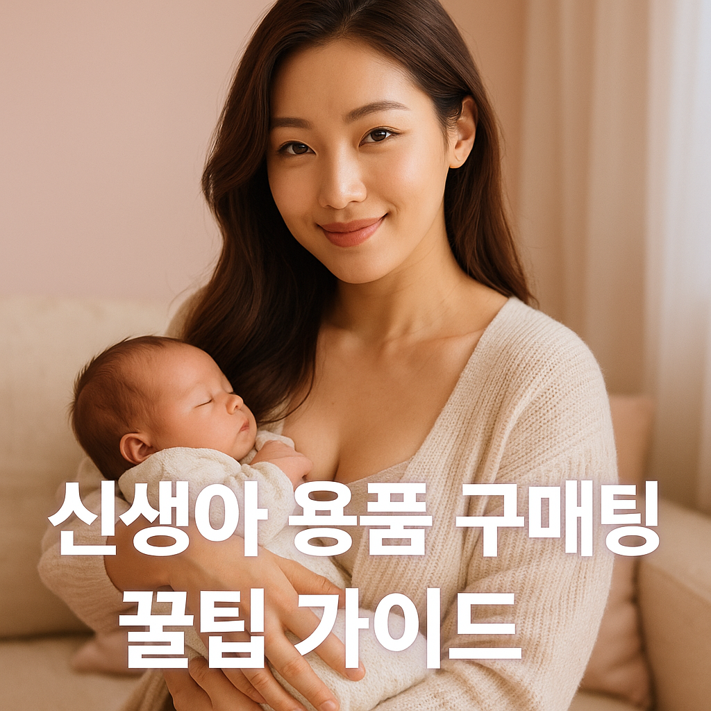 생아 용품 구매 시기별 타이밍 꿀팁 가이드