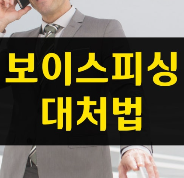 보이스피싱 대처법