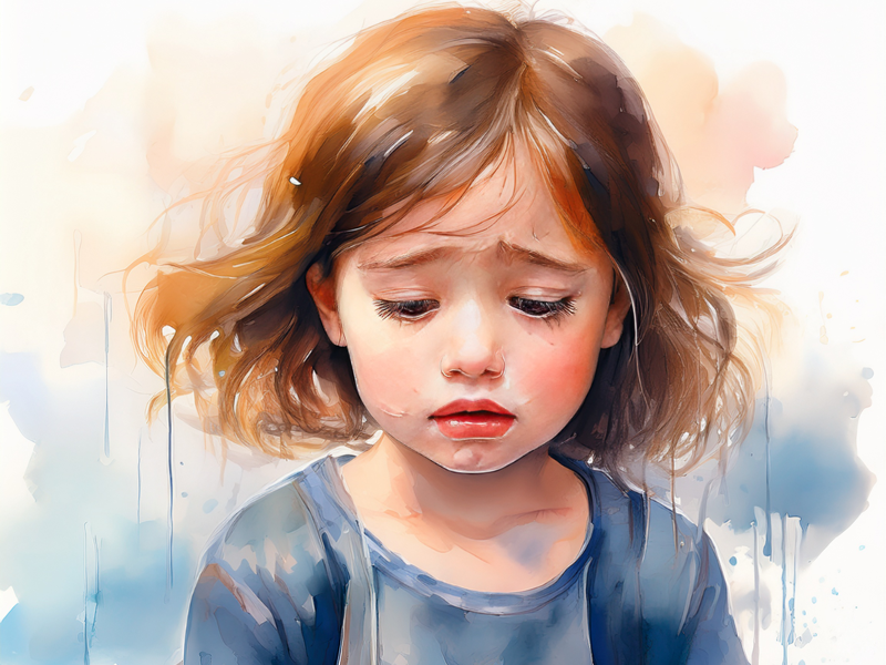 우는 아이 사진