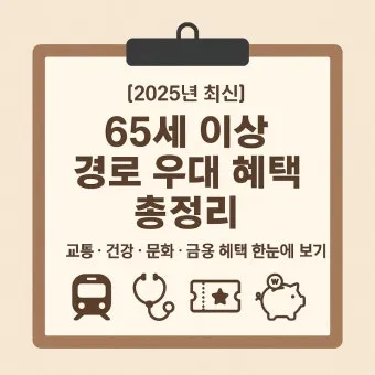 경로우대 혜택 박물관 입장료 영화관 할인 적용 방법_12