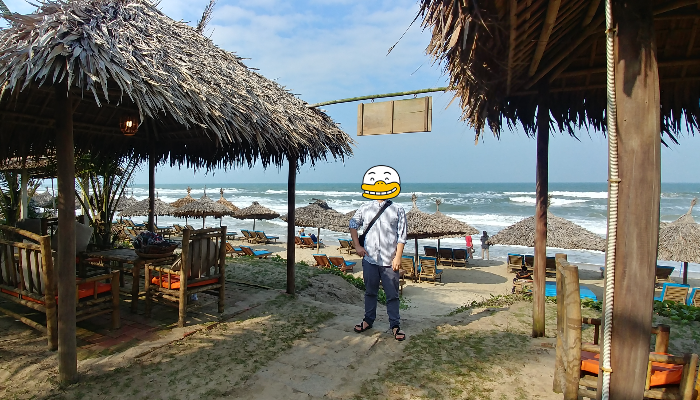 다낭 호이안 안방해변 안방해변입구