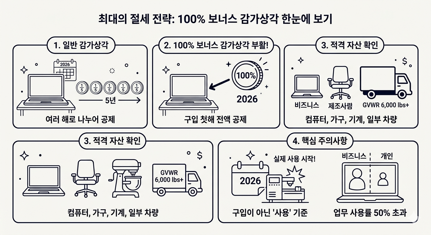 미국 자영업자 감가상각