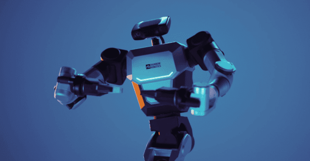 삼성전자 자회사로 편입된 레인보우로보틱스 이동형 양팔로봇 'RB-Y1'