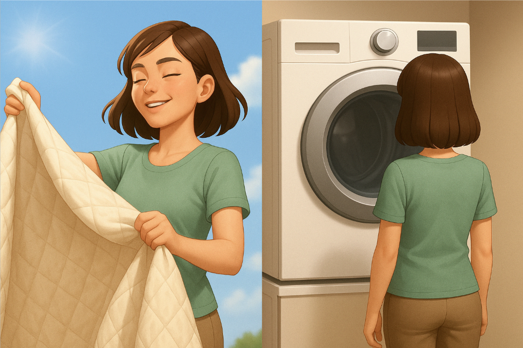 이불은 무조건 햇볕에 말려야 할까?건조기보다 좋은 방법 있을까?