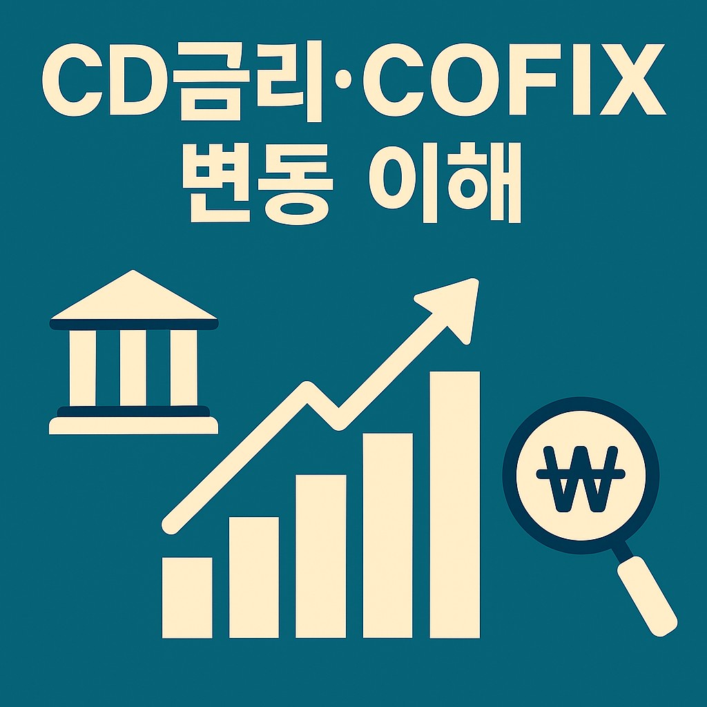 CD금리·COFIX 변동을 이해하면 금리 흐름이 보인다