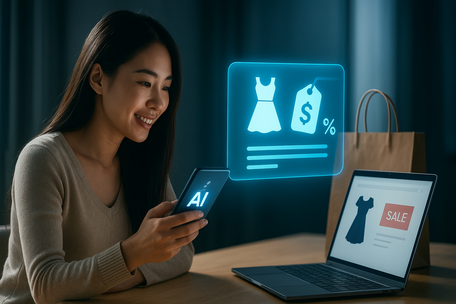 AI 쇼핑 도우미: 가격 비교 및 할인 알림