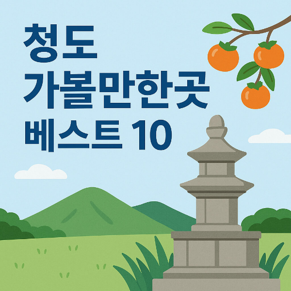 청도 가볼만한곳 베스트10