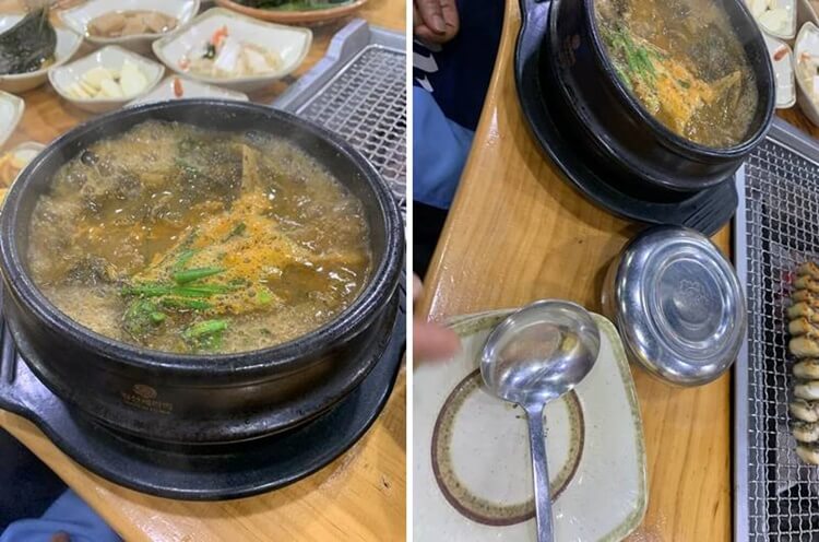 전복 장어탕
