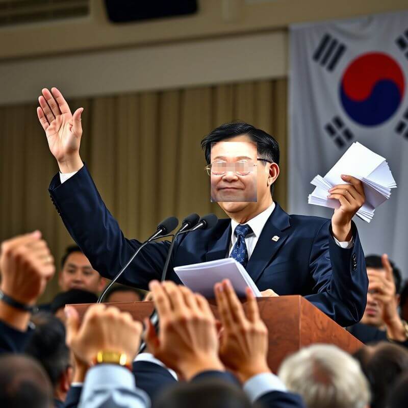 강제로 밀어붙임