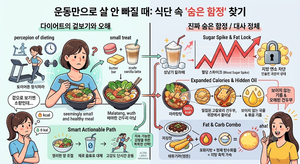 다이어트 함정 음식