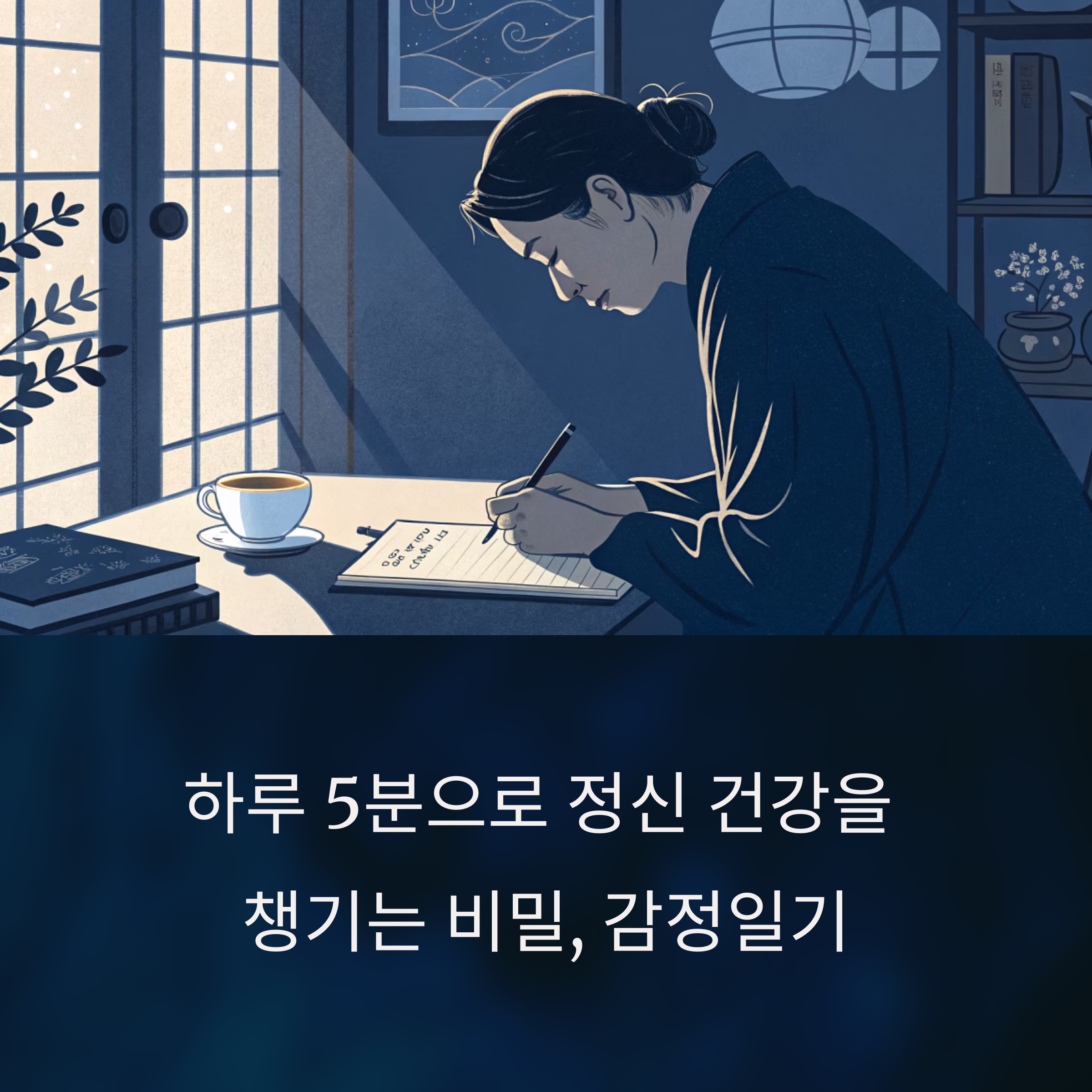 감정일기 작성법: 하루 5분의 힘으로 정신 건강 챙기기