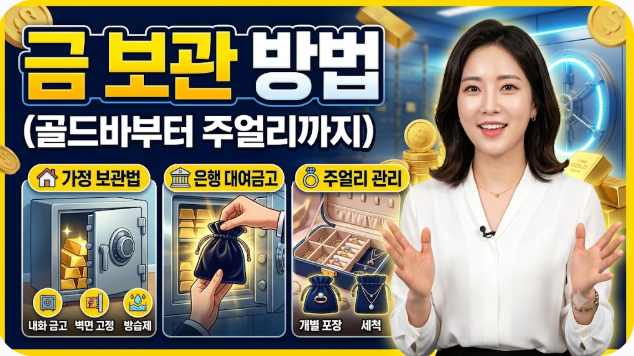 금 보관 방법