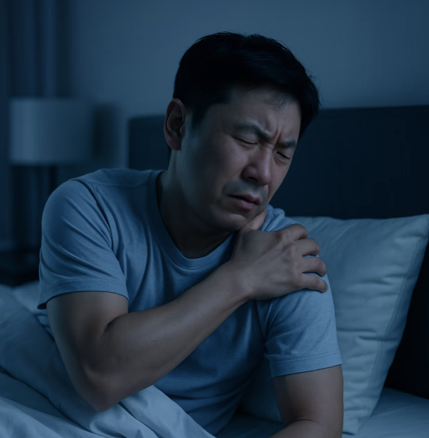 증상 2: 밤에 더 심해지는 야간통