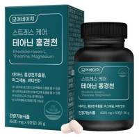 모어네이처 L 테아닌 홍경천 스트레스 마그네슘 긴장완화 피로회복 추출물 영양제, 60정, 1박스