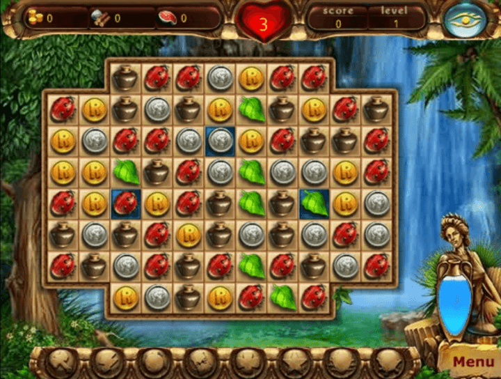 로마-매치-퍼즐-플래시게임-시작-화면