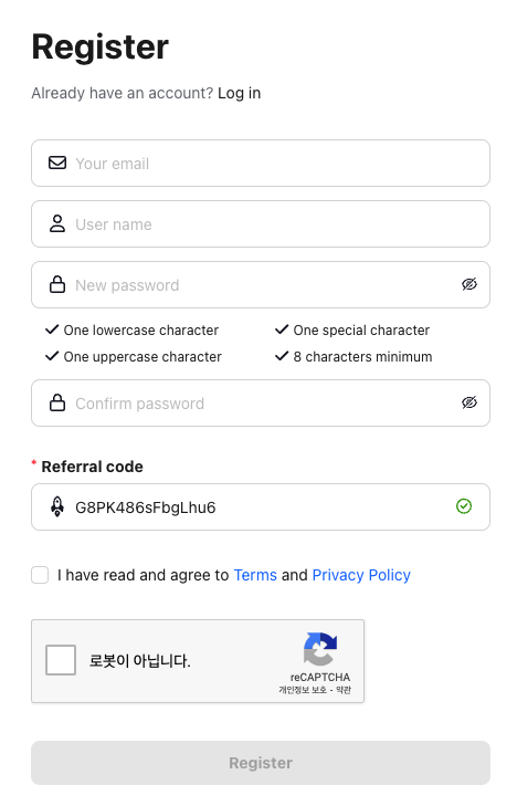 nodepay 가입