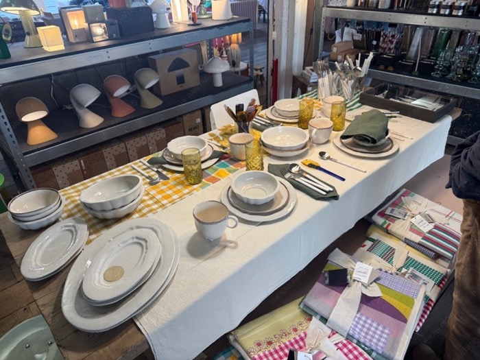 Merci Paris table setting kitchenware, 메르시 파리 식기 테이블 연출, 파리 리빙 편집샵