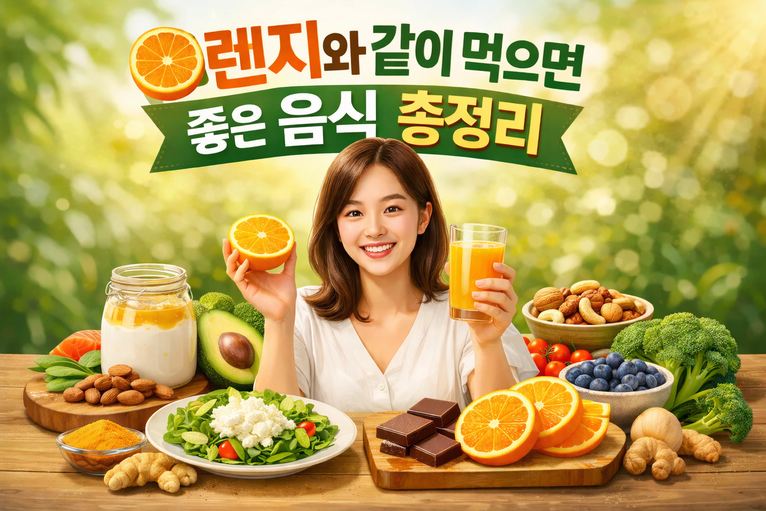 오렌지와 궁합 좋은 음식