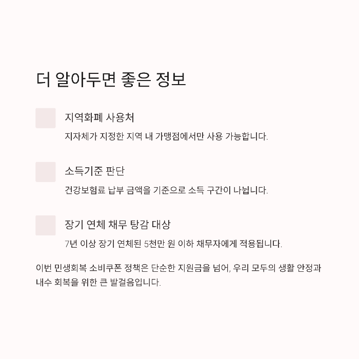 민생회복 지원금