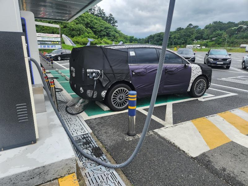 현대자동차 아이오닉7 테스트카 스파이샷