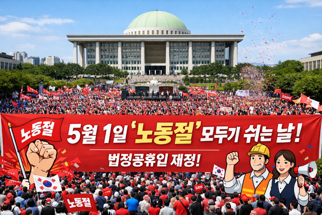 5월 1일 노동절, 공무원&middot;교사도 쉰다! 법정공휴일 확정