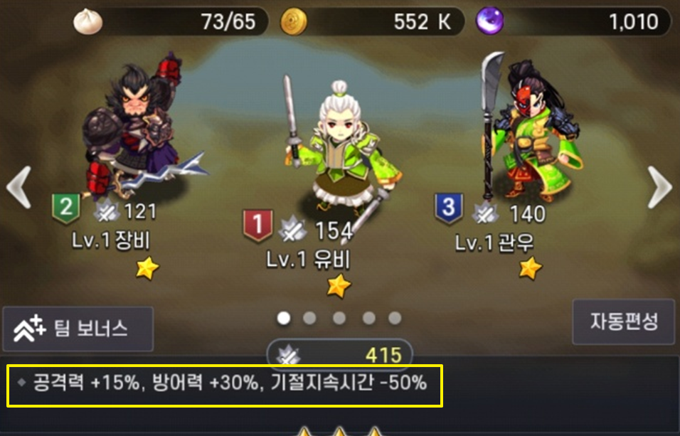 유비-관우-장비-조합