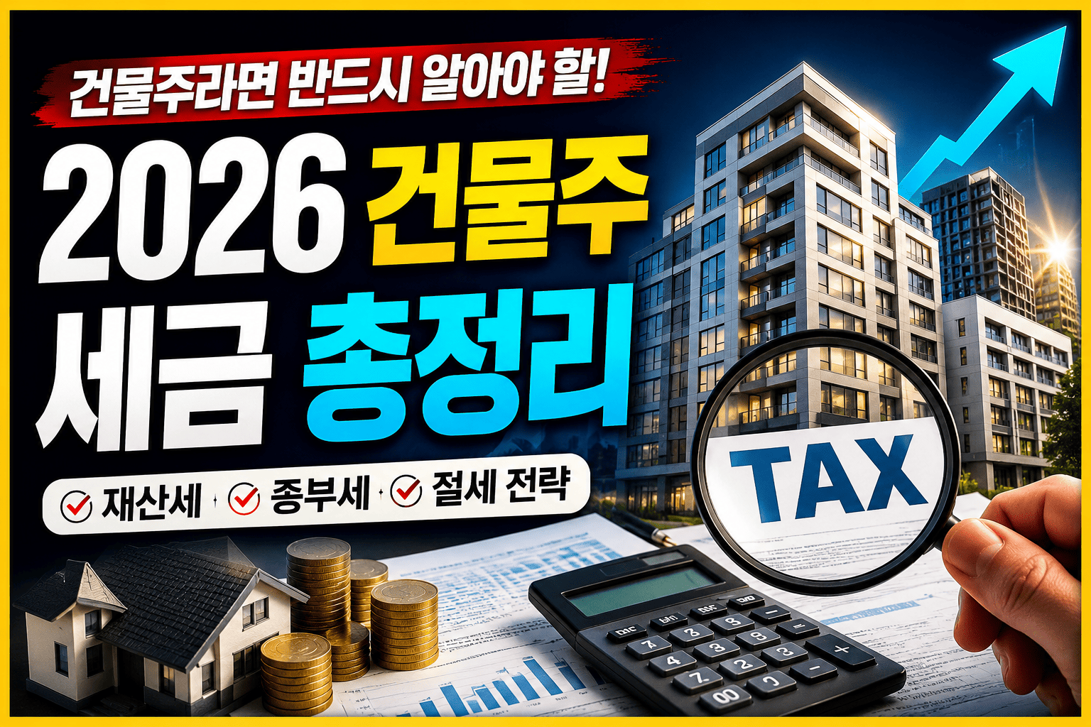 2026 건물주 세금 총정리 (재산세, 종부세, 절세)