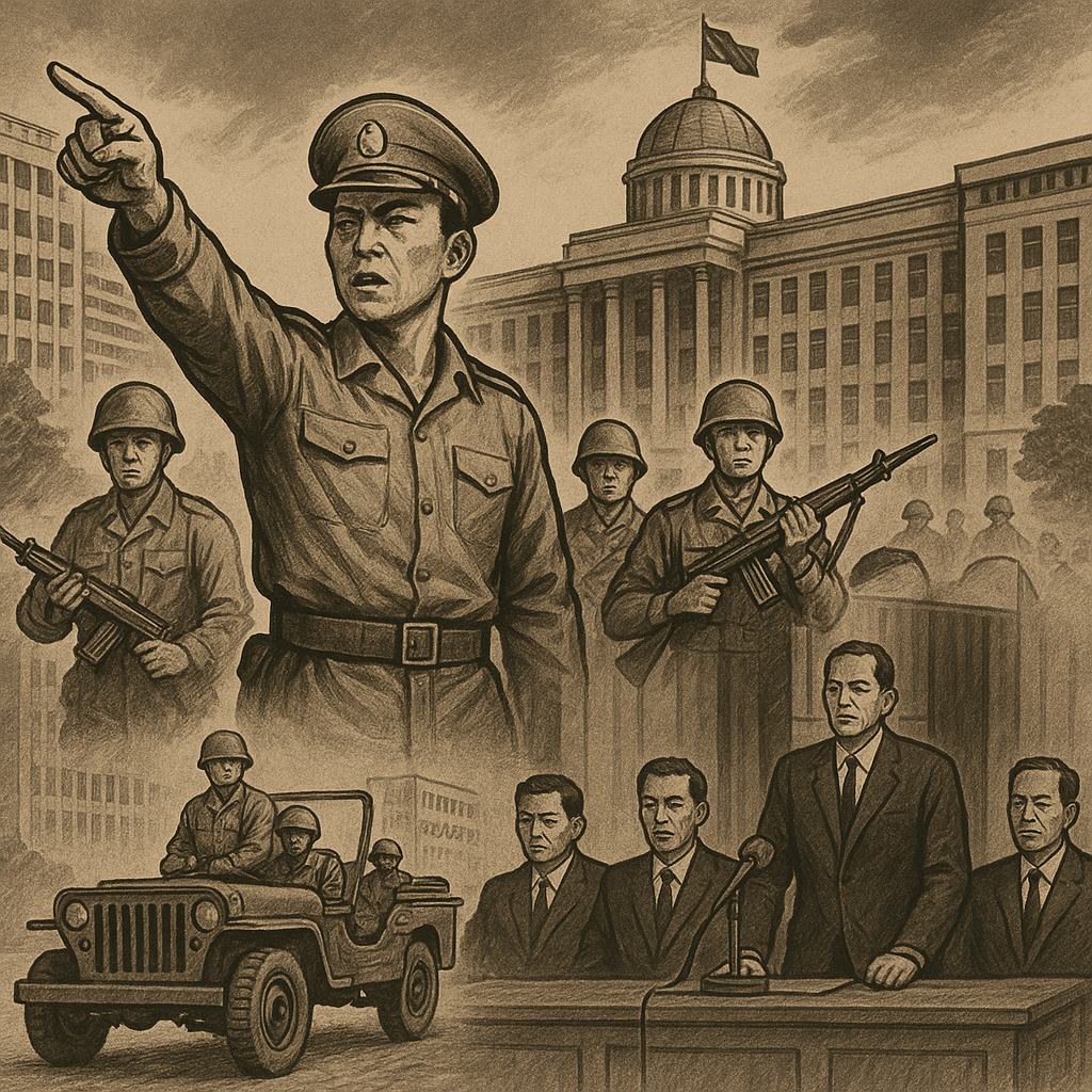 군사정변과 대한민국 산업화 관련 이미지