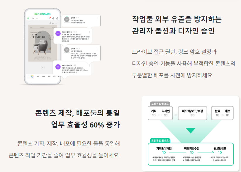 미리캔버스 일반 용도외 다른 용도 소개