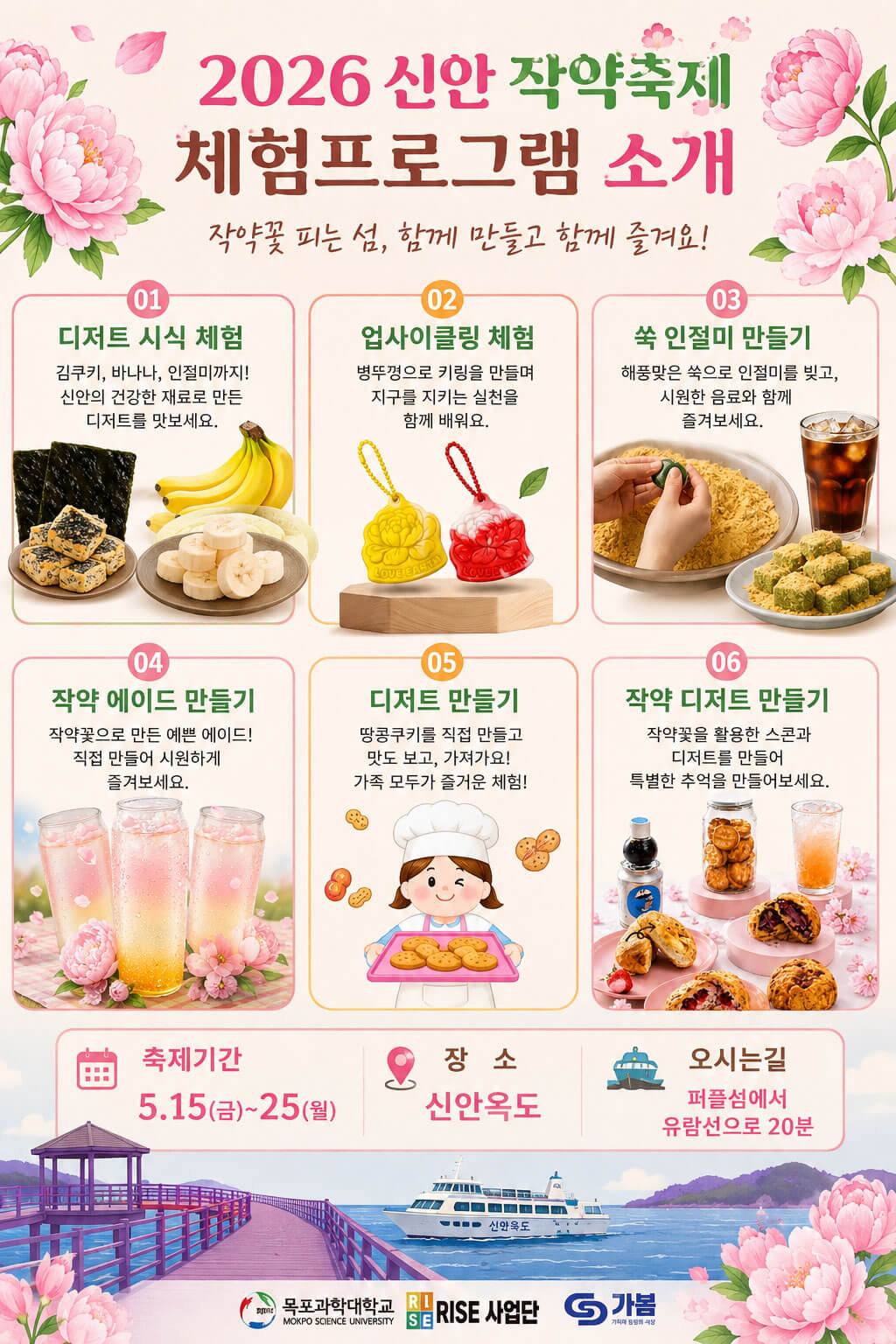신안 작약꽃축제