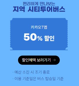 지역 시티투어버스할인
