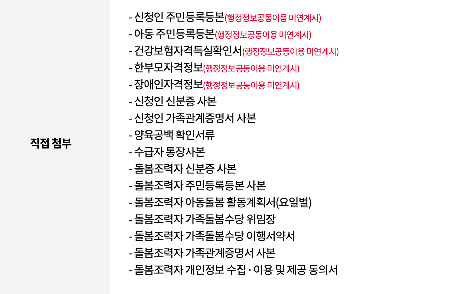 경기도 가족돌봄수당 지원하기 새로운 경기형 돌봄지원 서비스