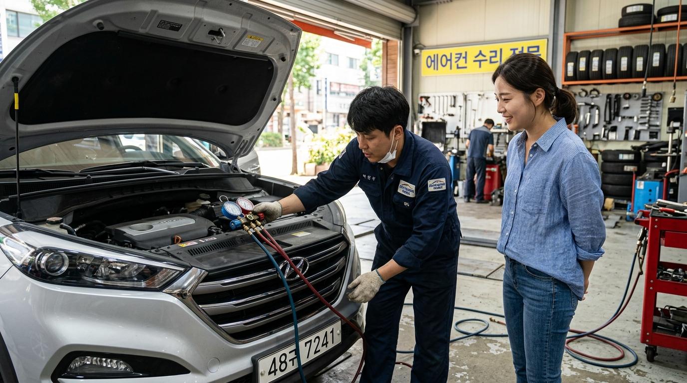 여름 자동차 에어컨 관리