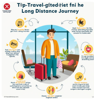 허리디스크 환자의 여행 준비