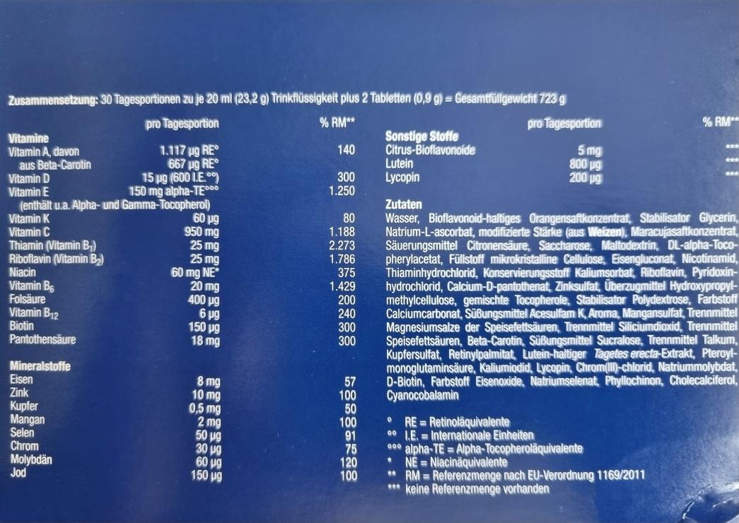 영어로-된-여러-영양-성분-표시